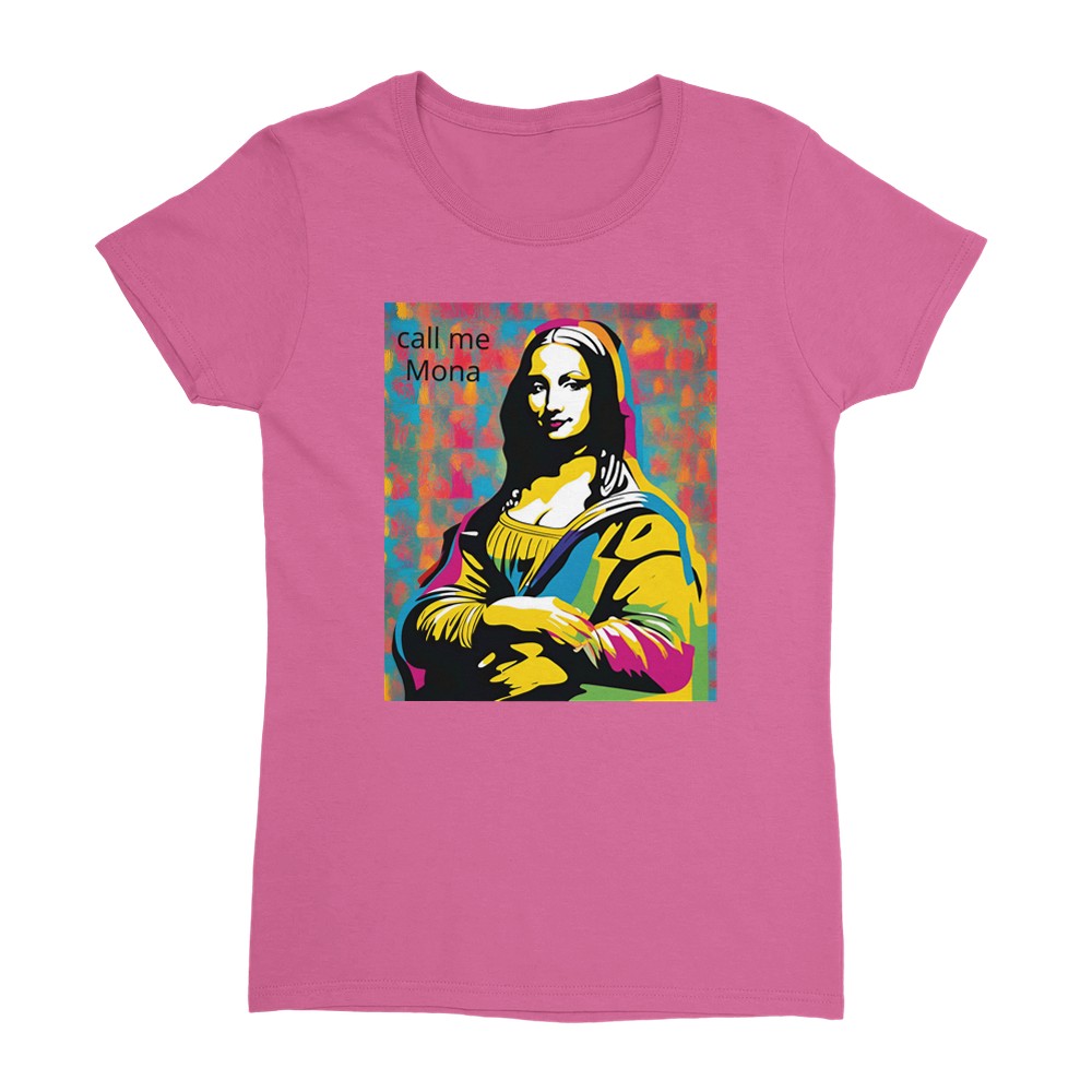 Souvenir: Call me Mona. Mona Lisa Pop Art Unisex TShirt