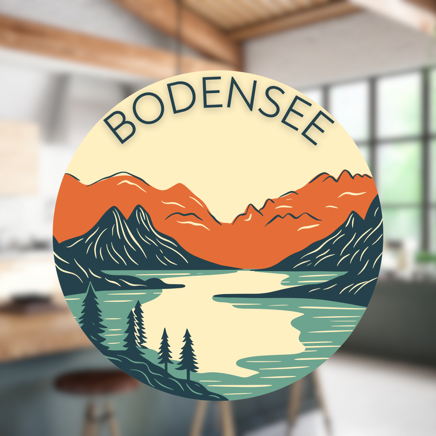 Souvenir: Bodensee Stainless Steel Travel Mug Vacation Vibes
