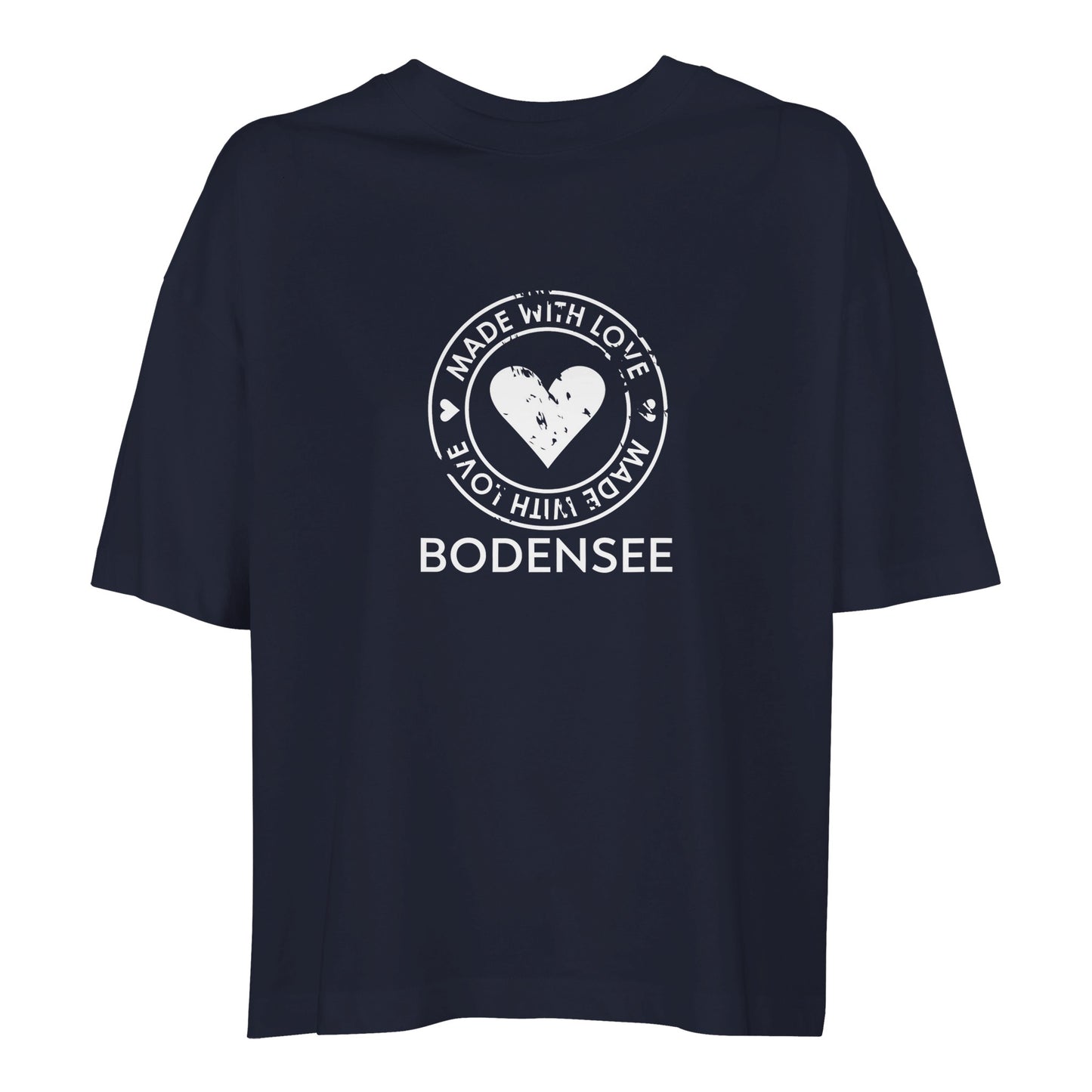 Woman Souvenir: Organic Oversized T-shirt "Bodensee"