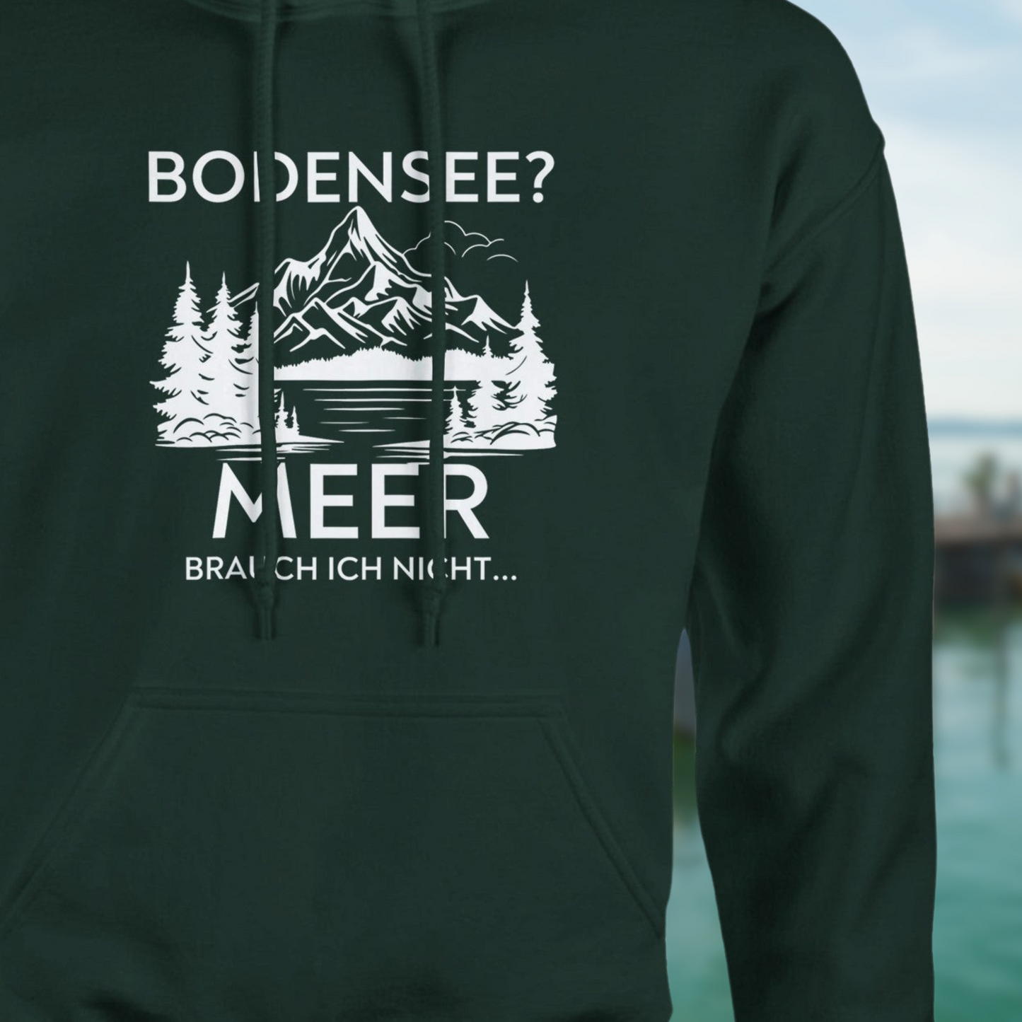 Meer brauche ich nicht... Cozy Unisex Hoodie Souvenir