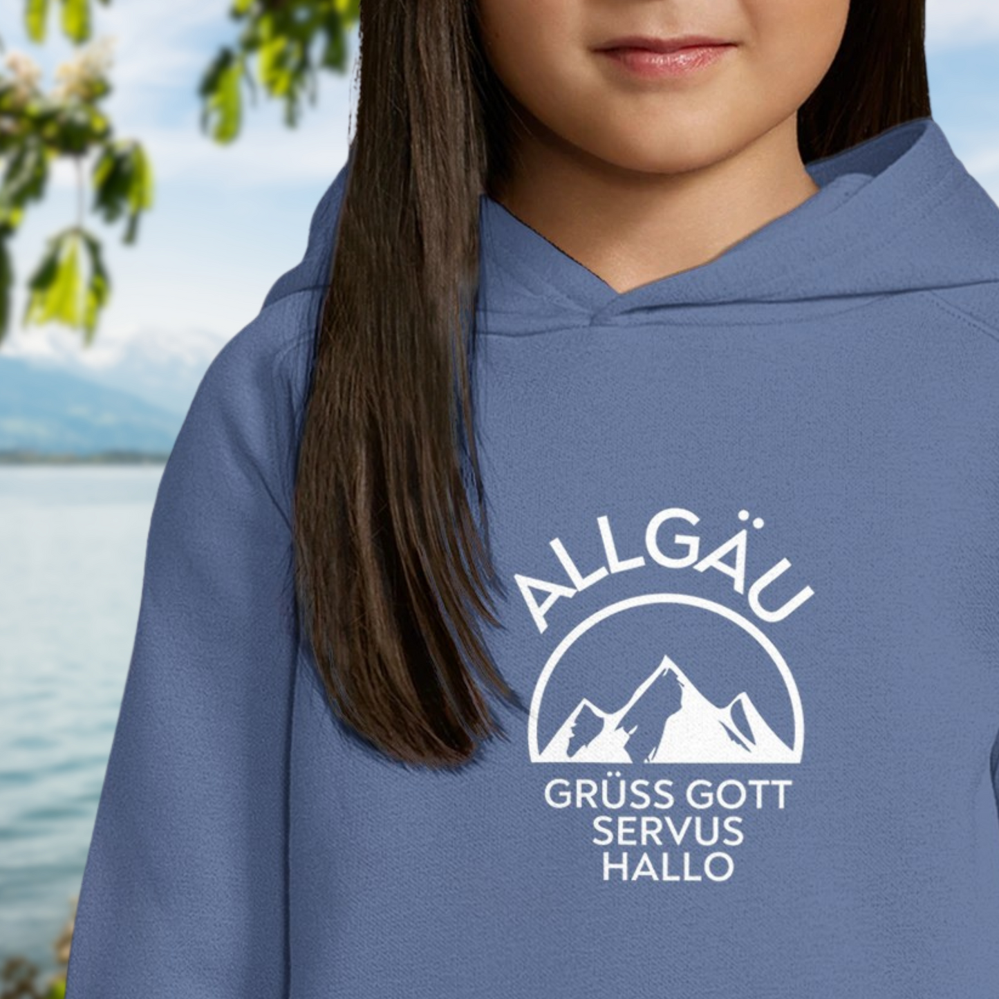 Organic Kids Hoodie / The perfect Allgäu Souvenir