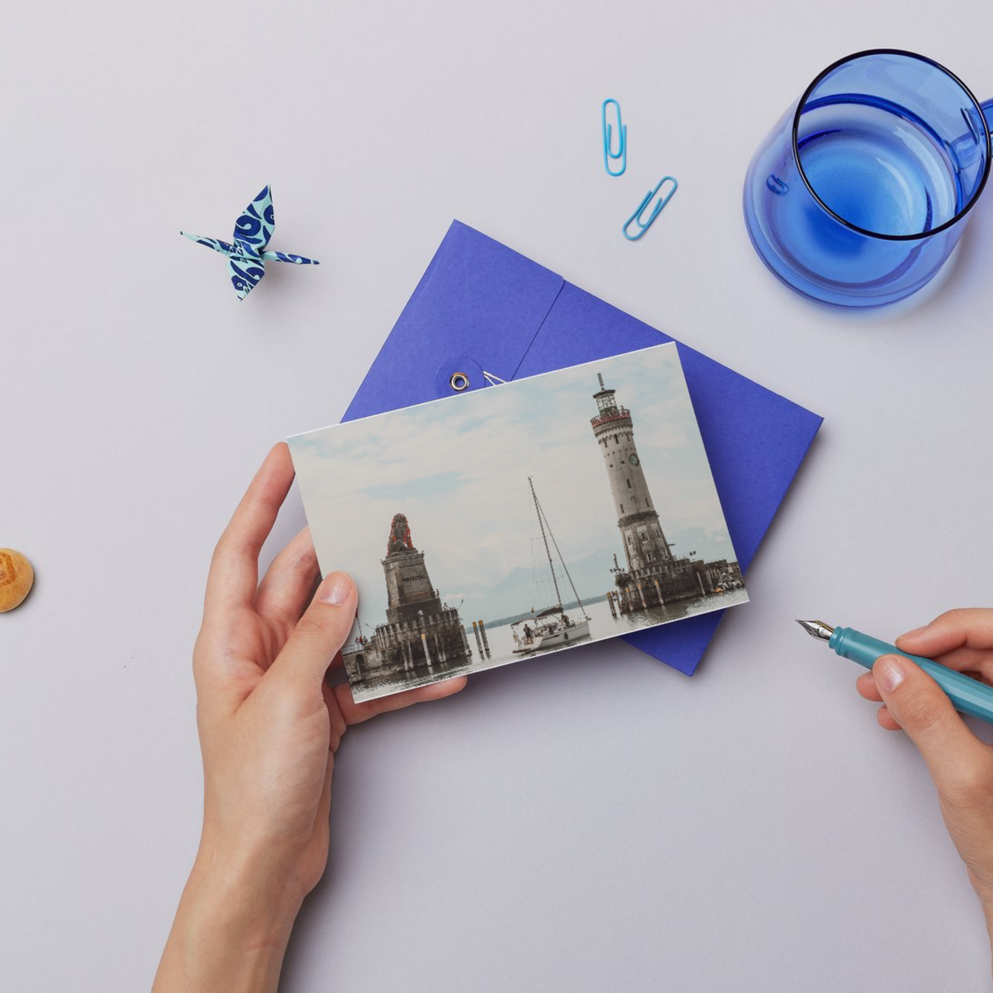 10 Premium Greeting Cards "Lindau"