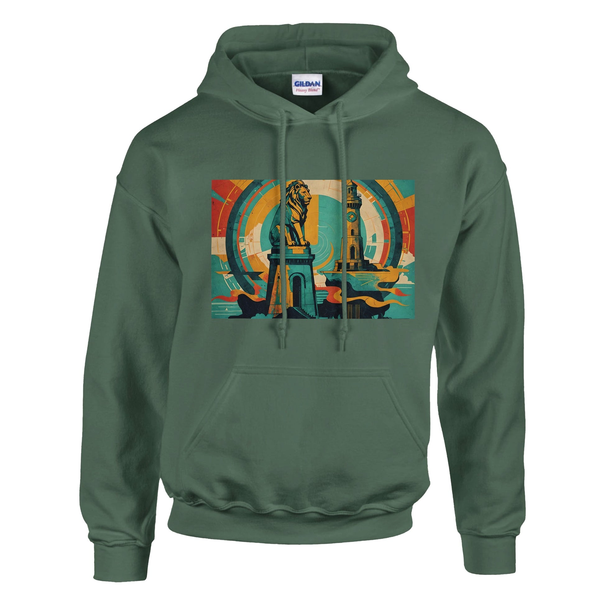 Bodensee Souvenir: Men Premium Lindau Streetstyle Hoodie