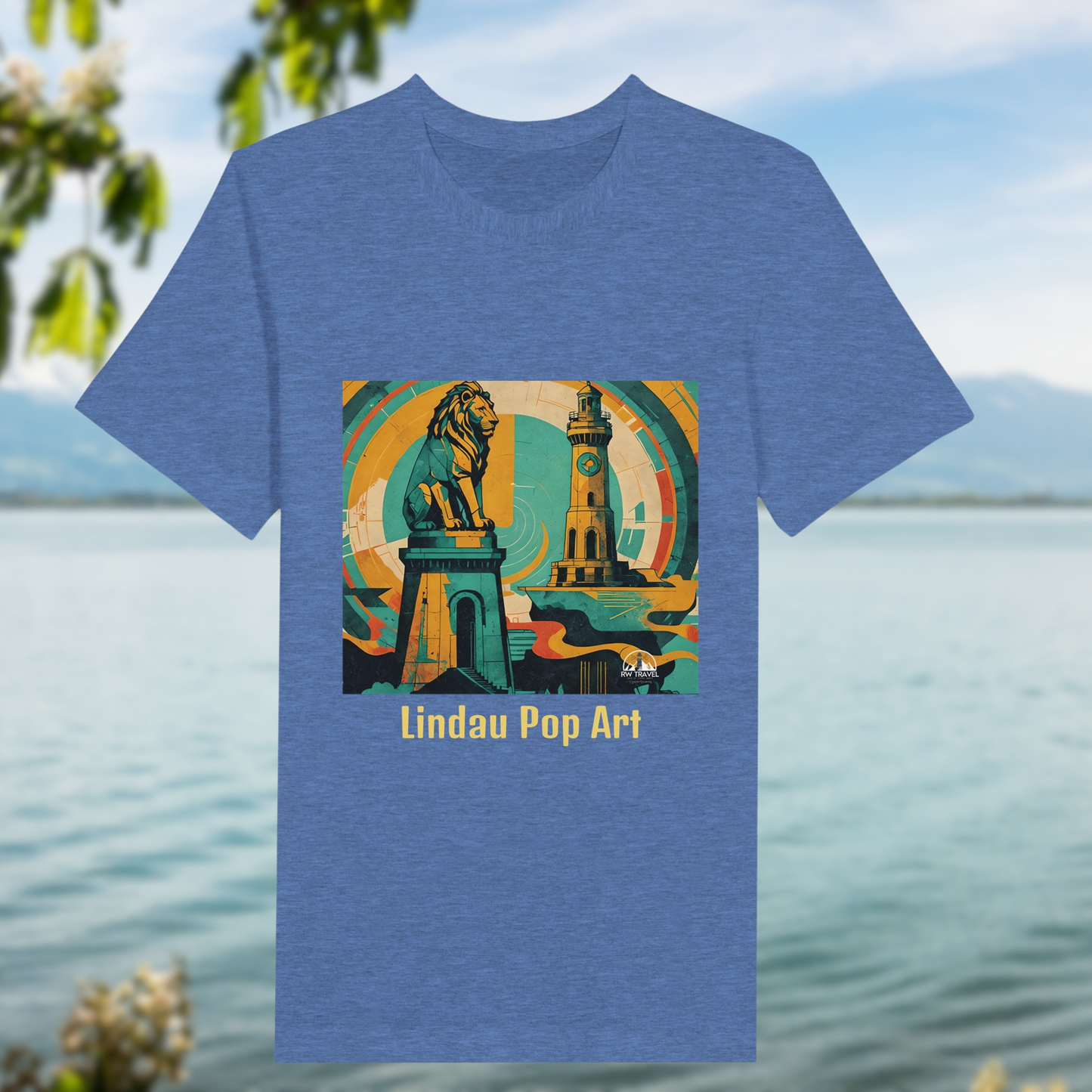 Lindau Pop Art - Premium Keepsake T-Shirt