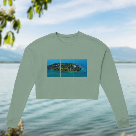 Live the Lake: Women's Cropped Sweatshirt