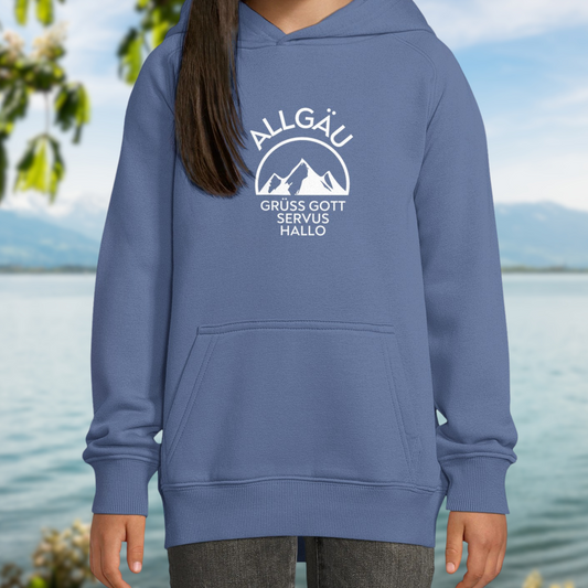 Organic Kids Hoodie / The perfect Allgäu Souvenir