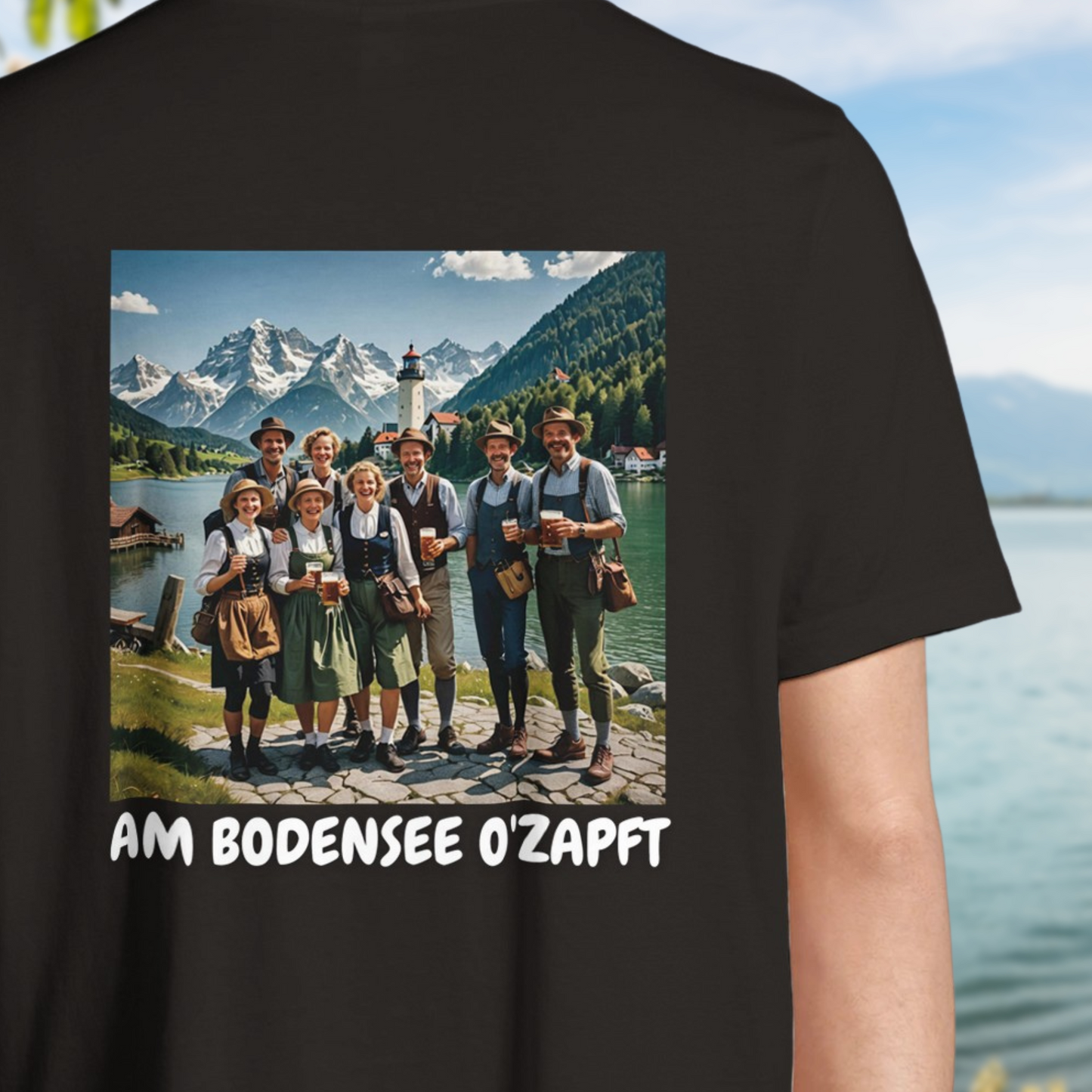 Am Bodensee O`Zapft - Unisex Comfortable Fit T-shirt