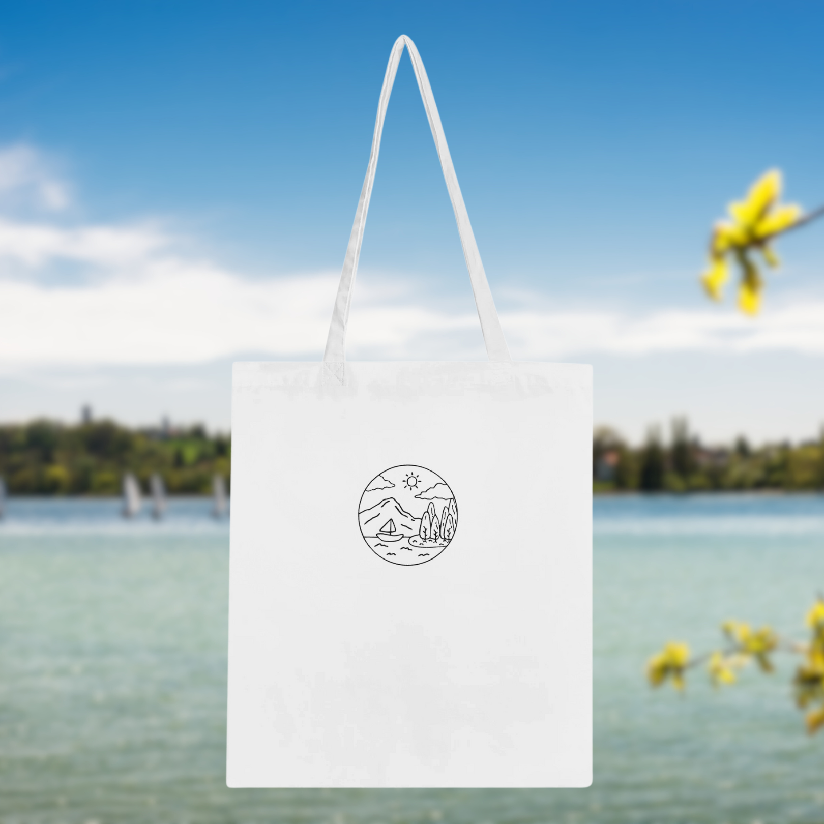 Bodensee Embroidered Organic Bag
