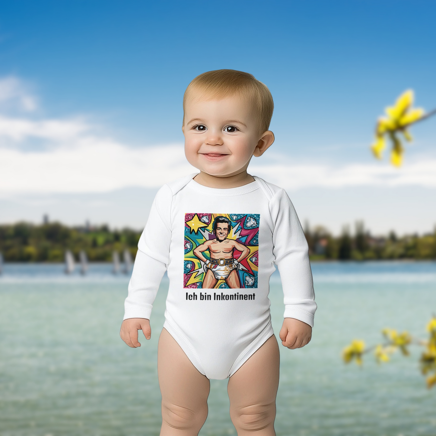 Ich bin inkontinent: Classic Baby Long Sleeve Bodysuit