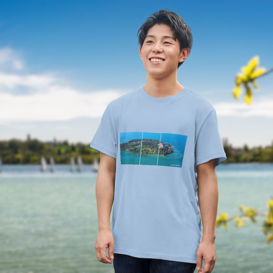 Live the Lake: Men's Fitted T-Shirt