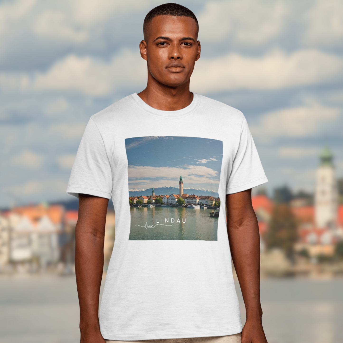 Love Lindau - Organic Men's Oversized T-shirt