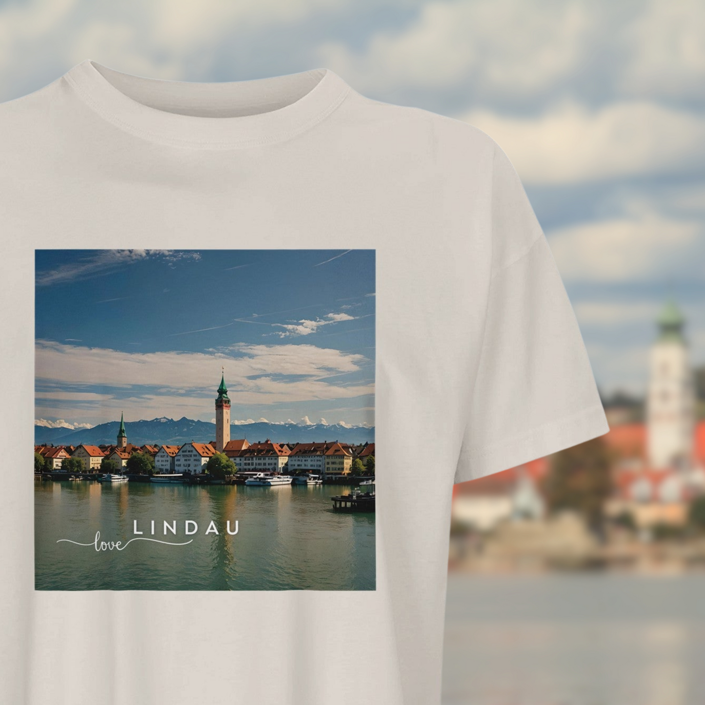 Love Lindau - Organic Men's Oversized T-shirt