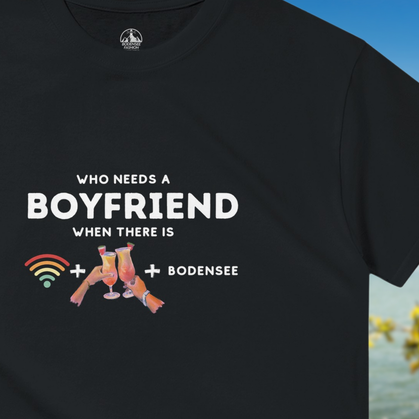 Need a Boyfriend? Heavyweight Crewneck T-shirt