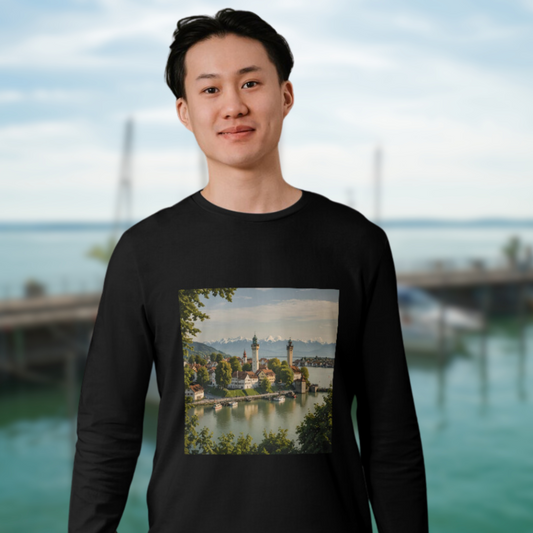 Bodensee Oil Paint -  Premium Hoodie