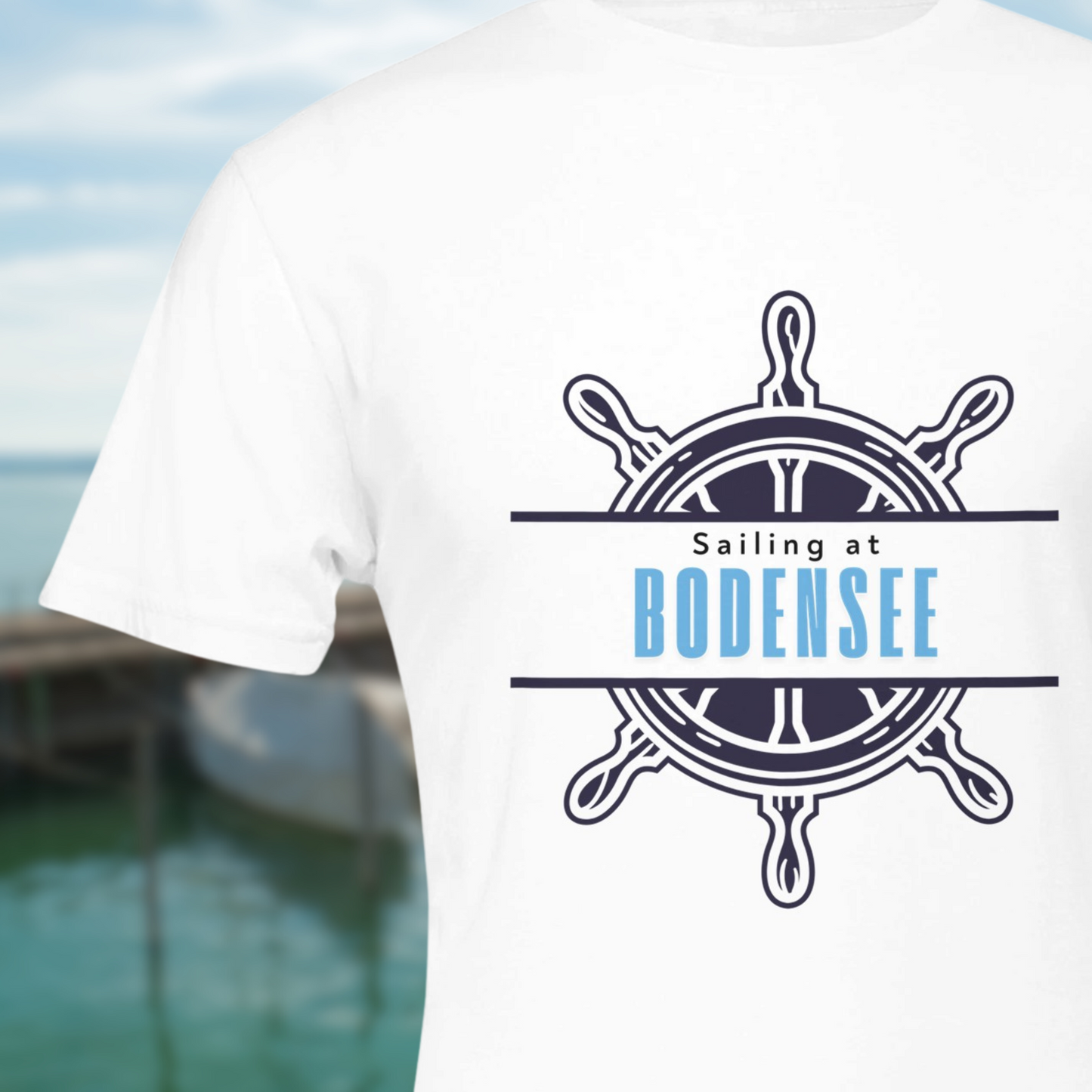 Sailing to Bodensee Premium T-shirt