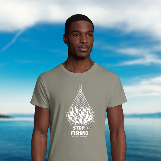 Stop Fishing at Lake Constance - Organic Shirt