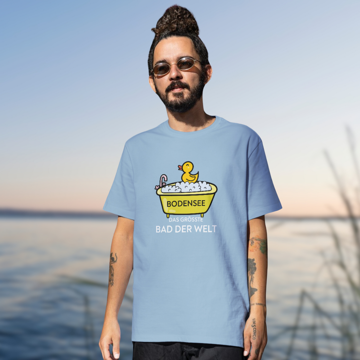 Bodensee: Das größte Bad der Welt - Premium Unisex T-shirt