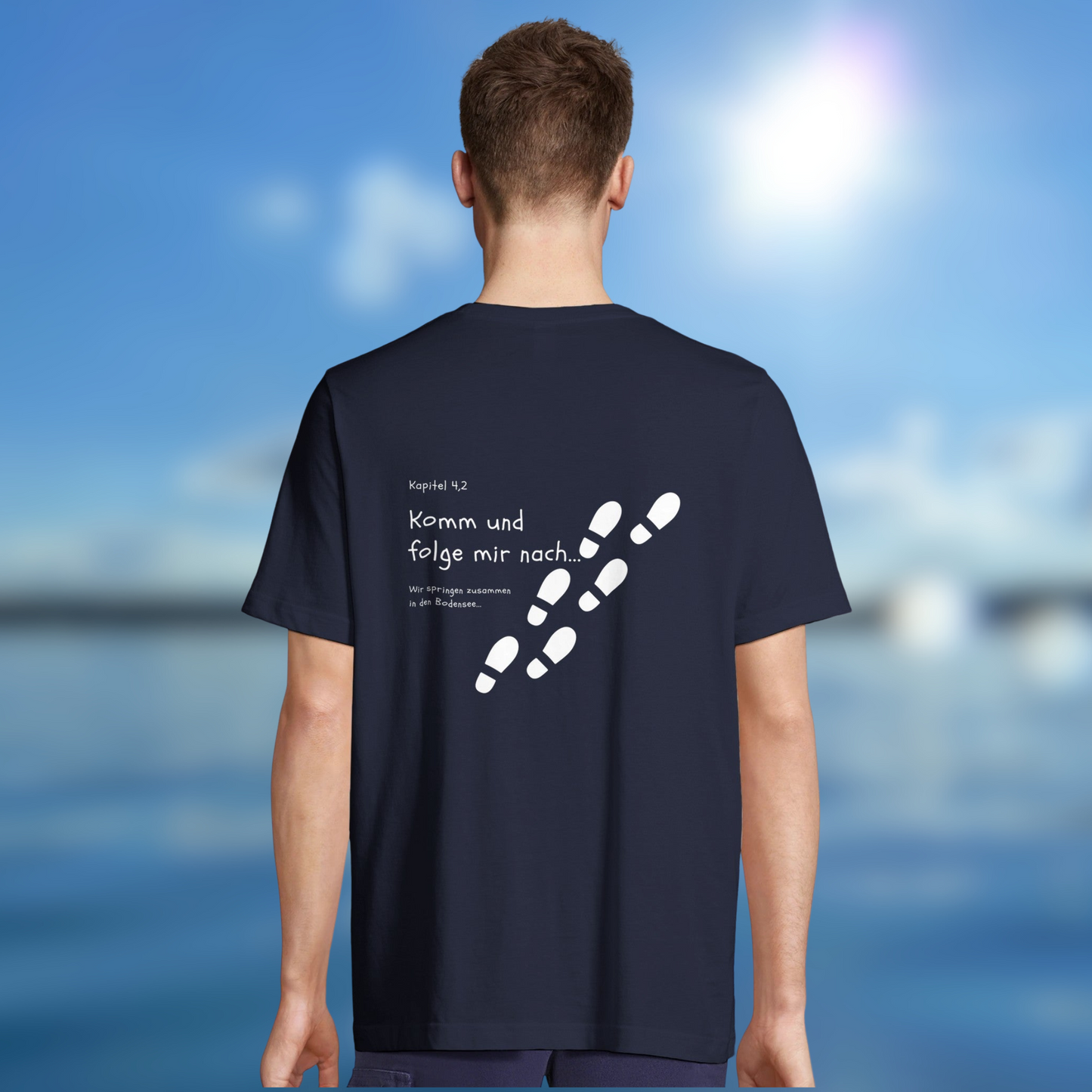 Funny bible quote Bodensee Souvenir - Unisex Comfortable Fit T-shirt