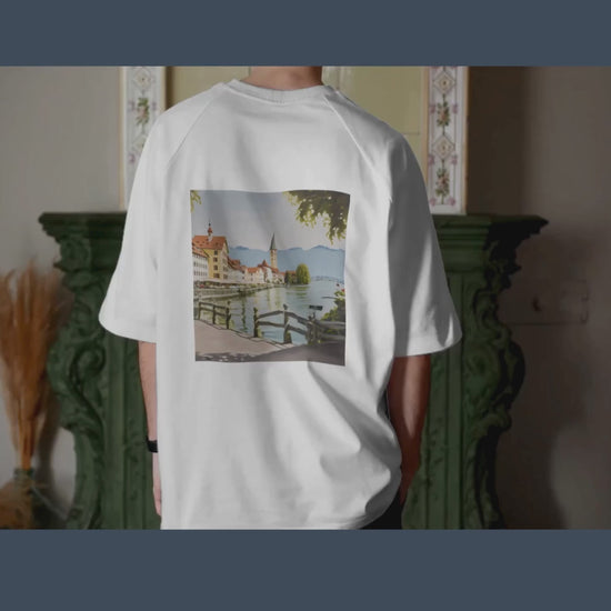 Souvenir: Oil Painting &nbsp;"Bodensee" T-Shirt unisex premium&nbsp;